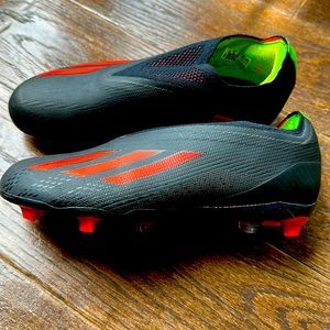 Kids Adidas X Speedportal, Laceless, Size 4